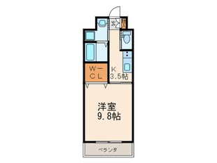 サージュ陣原の物件間取画像